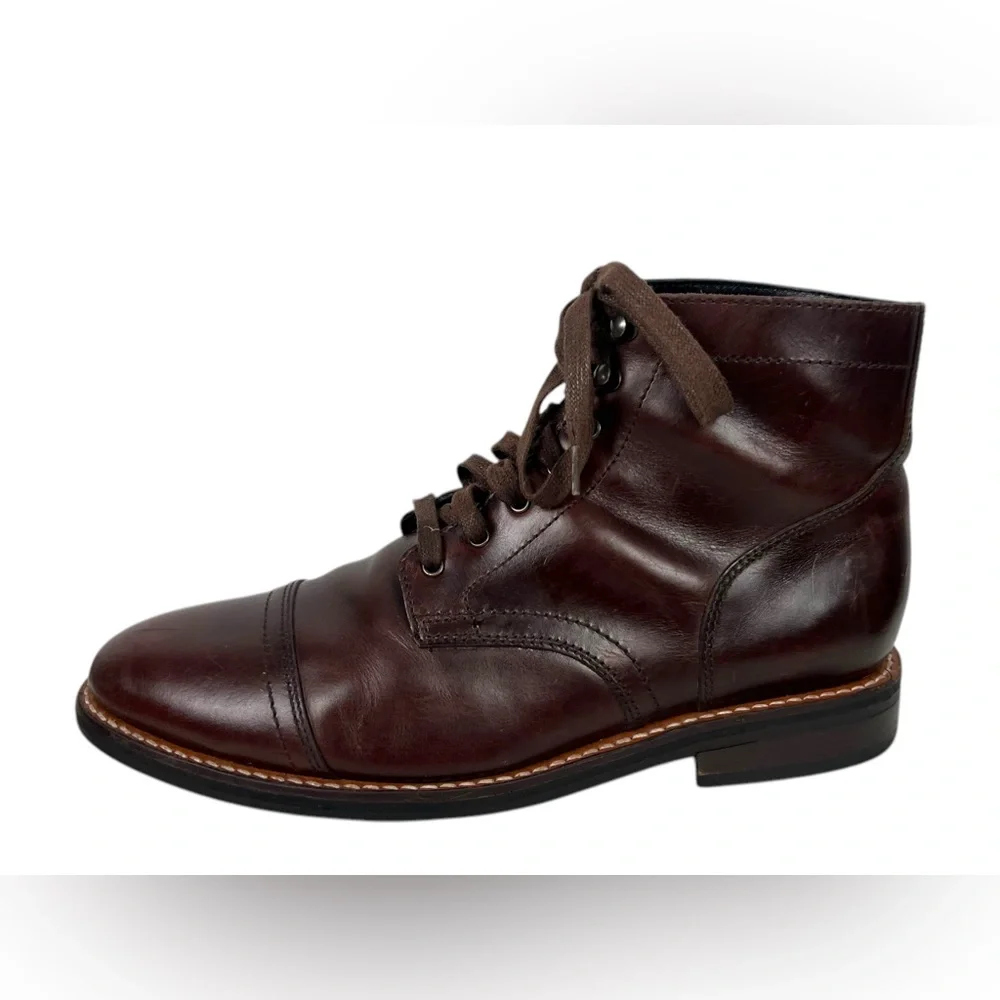 Thursday Boot Company Mens Captain Boots Brown Leather Lace Up Size US 11.5